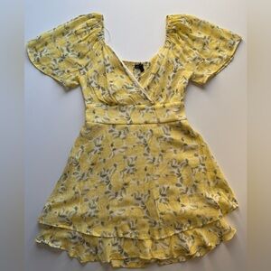 As U Wish Sunlit Floral Dress 💛💐⭐️💝🌼🐝🐥